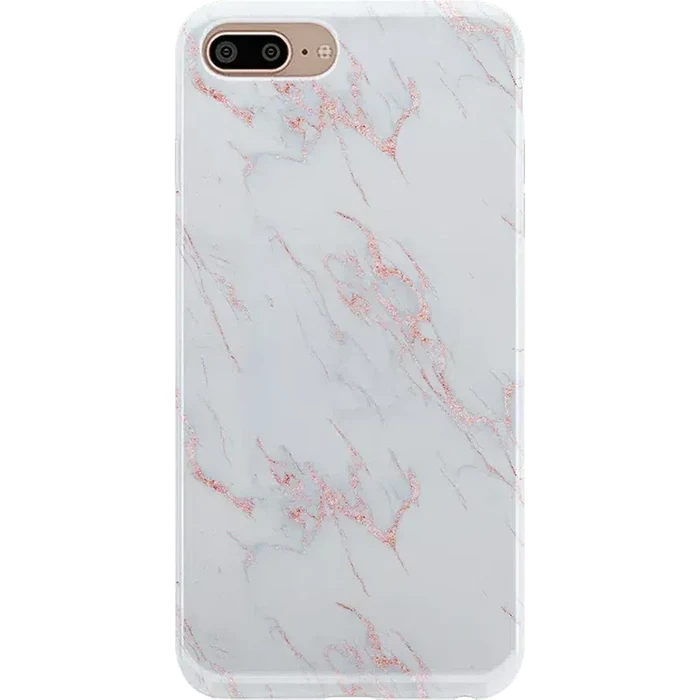 Subtle Blush | White and Pink Marble Case iPhone Case get.casely Classic iPhone 6/7/8 Plus