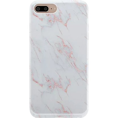 Subtle Blush | White and Pink Marble Case iPhone Case get.casely Classic iPhone 6/7/8 Plus