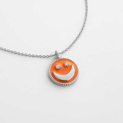SuMoS Halskette Silber bright orange