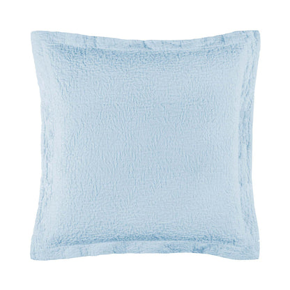 Tamara-Blue-Decorative pillowcase on a white background