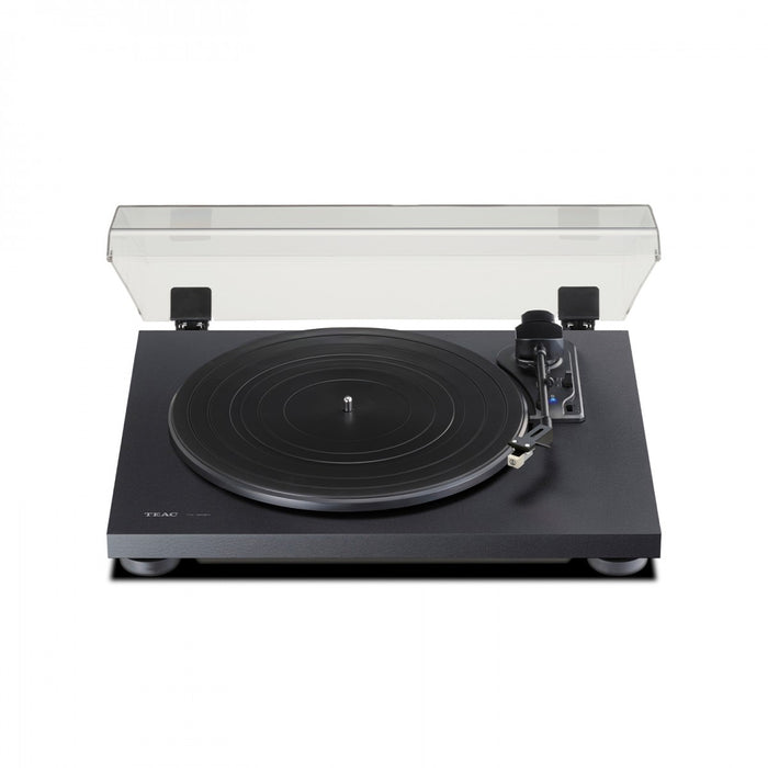 TEAC TN-180BT Bluetooth 3-speed Analog Turntable with Phono EQ In Black Black
