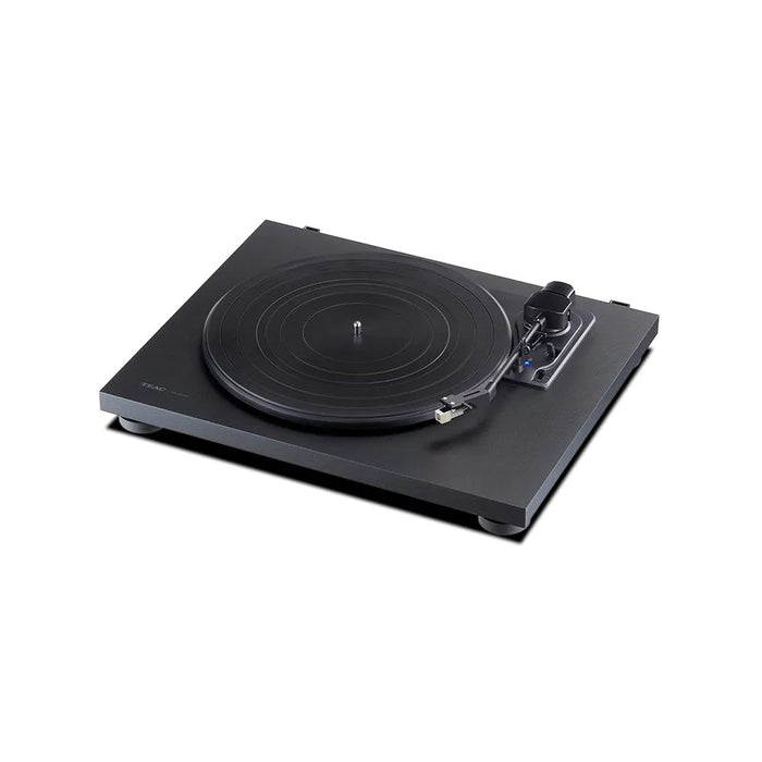 TEAC TN-180BT Bluetooth 3-speed Analog Turntable with Phono EQ In Black Black