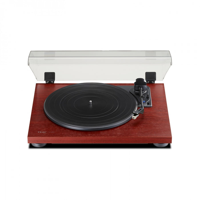 TEAC TN-180BT Bluetooth 3-speed Analog Turntable with Phono EQ In Cherry Cherry