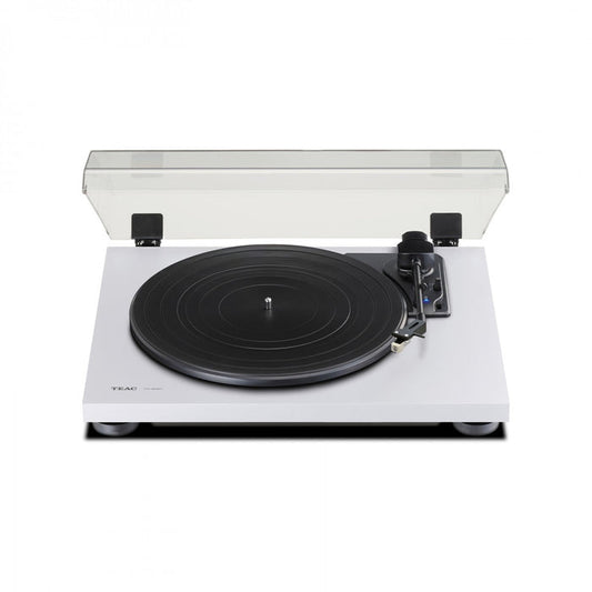 TEAC TN180BT Bluetooth 3-speed Analog Turntable with Phono EQ In White White
