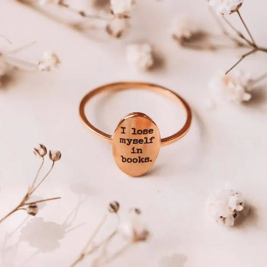The Kingdom of Crows Inspired Stamp Ring Ring