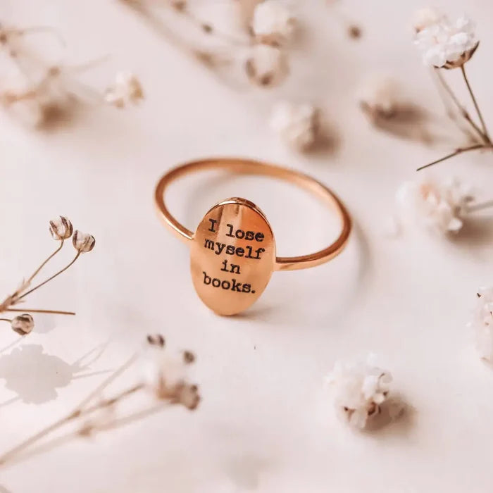 The Kingdom of Crows Inspired Stamp Ring Ring