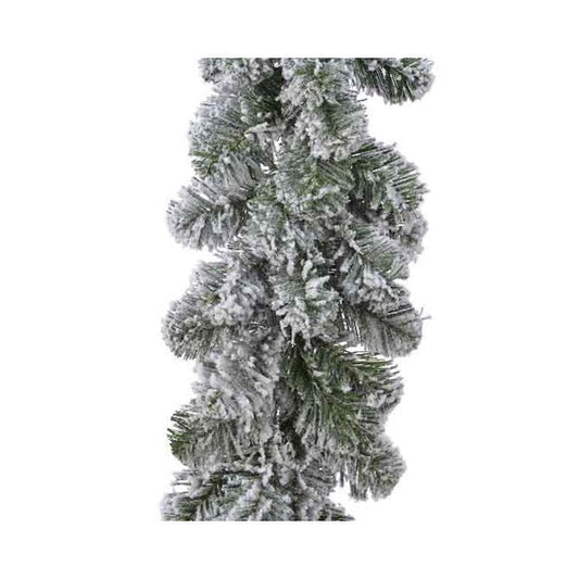 Thin Imperial Indoor Snowy Garland - 270cm