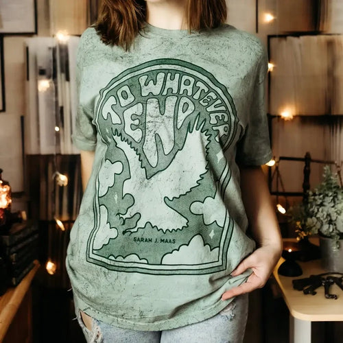 Throne of Glass Inspired: To Whatever End Heavy Weight Tee Shirt