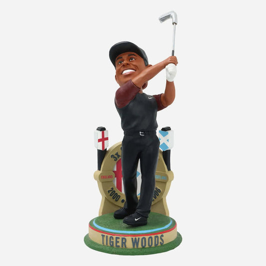 Tiger Woods 3X The Open Champion Bobblehead