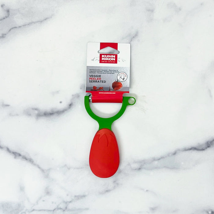 Tomato Veggie Peeler with Serrated edge