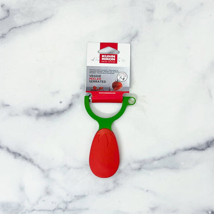 Tomato Veggie Peeler with Serrated edge