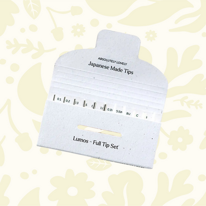 Forager Provisions LTD Tom’s Studio Lumos full creative tip set in eco-friendly paper packaging with various sizes.