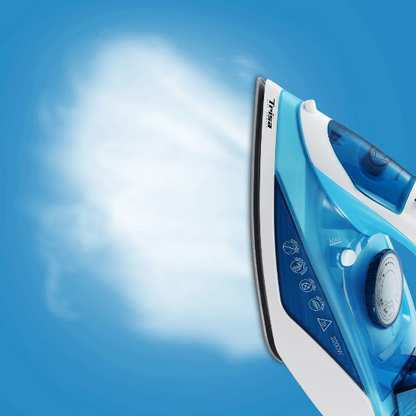 Trisa Steam Iron Comfort Steam, 300Ml, 2200Watts, Blue