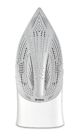 Trisa brand ironing board cover on a white background