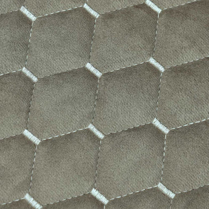 Close-up of a textured fabric of Turner Oak Pillows and Cushions