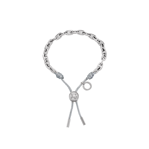 Turtle Anchor Chain Armband Silber Grau