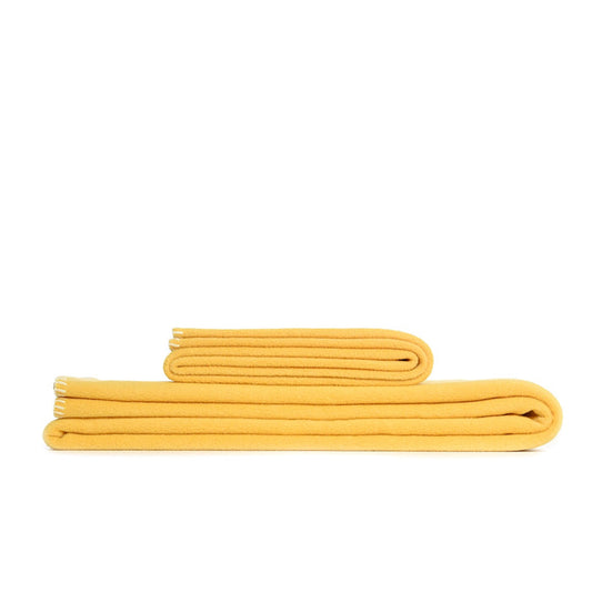 Tweedmill Fleece Throw - Custard