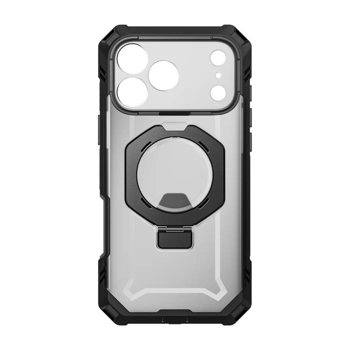 UB GRIP PRO Series iPhone 17 Pro MagSafe Phone Case with HD Tempered Glass - Black