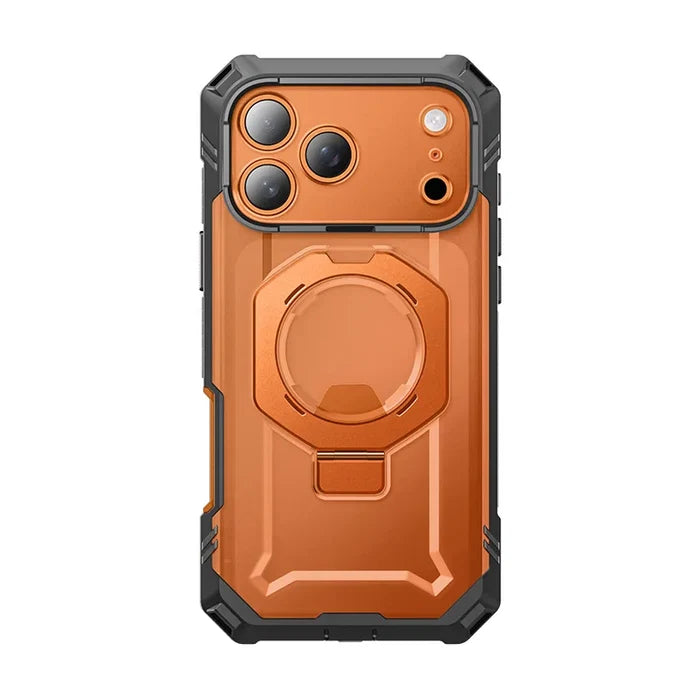 UB GRIP PRO Series iPhone 17 Pro MagSafe Phone Case with HD Tempered Glass - Coral
