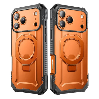 UB GRIP PRO Series iPhone 17 Pro MagSafe Phone Case with HD Tempered Glass - Coral