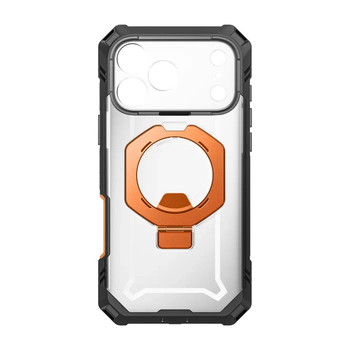 UB GRIP PRO Series iPhone 17 Pro MagSafe Phone Case with HD Tempered Glass - Coral