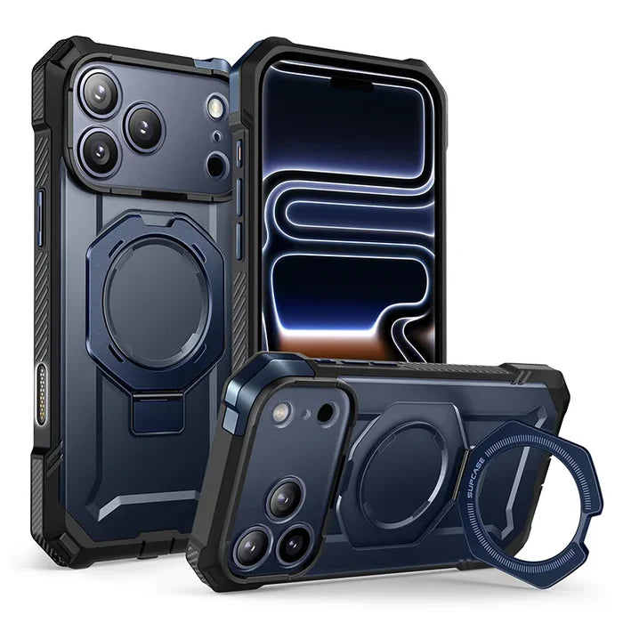 UB GRIP Series iPhone 17 Pro MagSafe Camera Control Button Phone Case - Azure