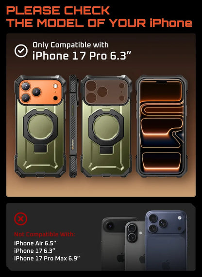 UB GRIP Series iPhone 17 Pro MagSafe Camera Control Button Phone Case - Guldan