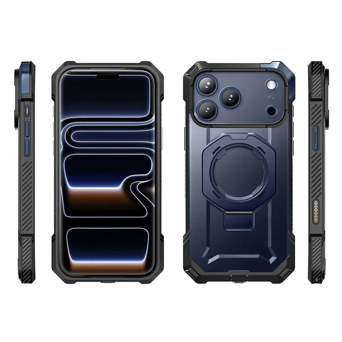 UB GRIP Series iPhone 17 Pro Max MagSafe Camera Control Button Phone Case - Azure