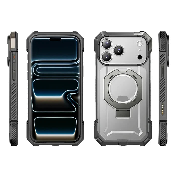 UB GRIP Series iPhone 17 Pro Max MagSafe Camera Control Button Phone Case - Gray
