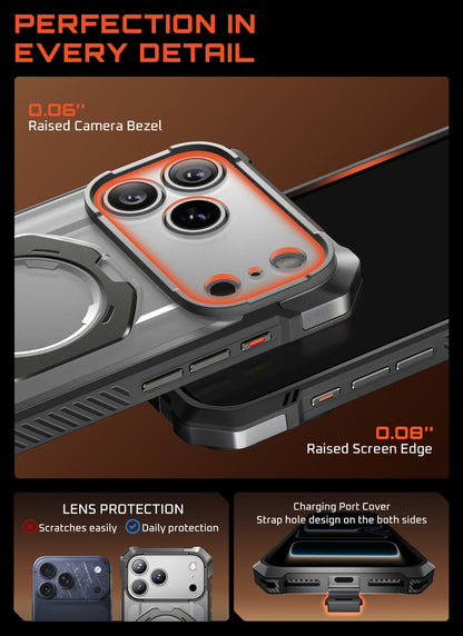 UB GRIP Series iPhone 17 Pro Max MagSafe Camera Control Button Phone Case - Gray