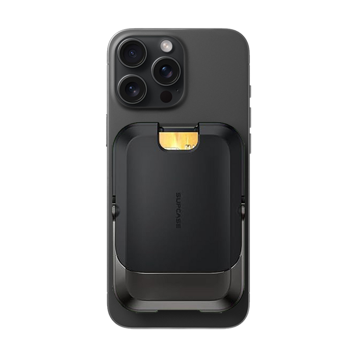 UB Mag Vault Magnetic Wallet with Stand(open box) - Carbon Black