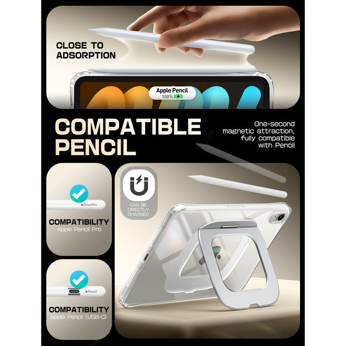 UB Prism Slim Clear iPad Case for iPad Mini 6/7 (8.3") (open box)- Clear