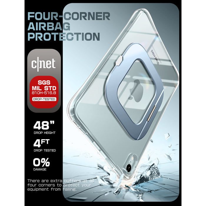 UB Prism Slim Clear iPad Case for iPad Mini 6/7 (8.3")(open box) - Blue
