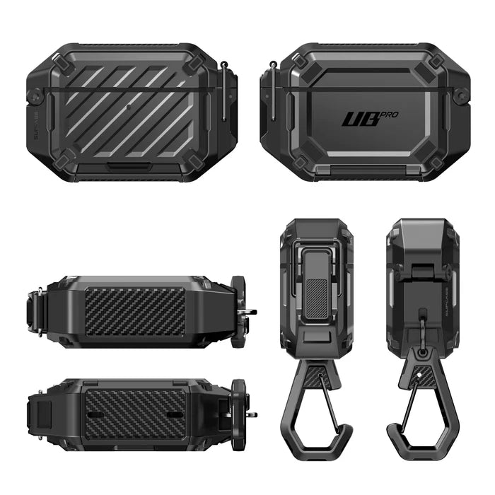 UB PRO Series Apple AirPods Pro 3 (2025) Unicorn Beetle Pro Rugged Case-Black