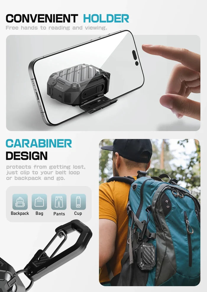 UB PRO Series Apple AirPods Pro 3 (2025) Unicorn Beetle Pro Rugged Case-Black