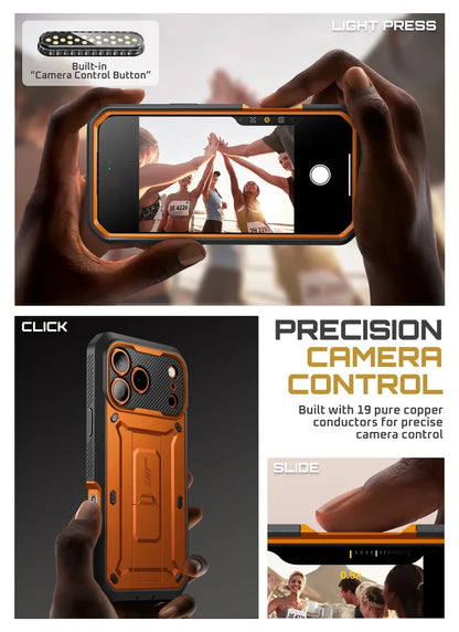 UB PRO Series iPhone 17 Pro Max Camera Control Button Phone Case - Coral