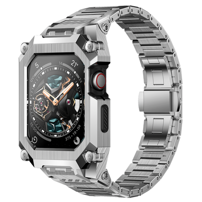 UB Steel Stainless Steel Apple Watchband - Silver