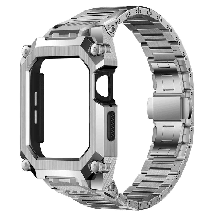 UB Steel Stainless Steel Apple Watchband - Silver
