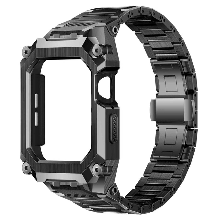UB Steel Stainless Steel Apple Watchband-Black