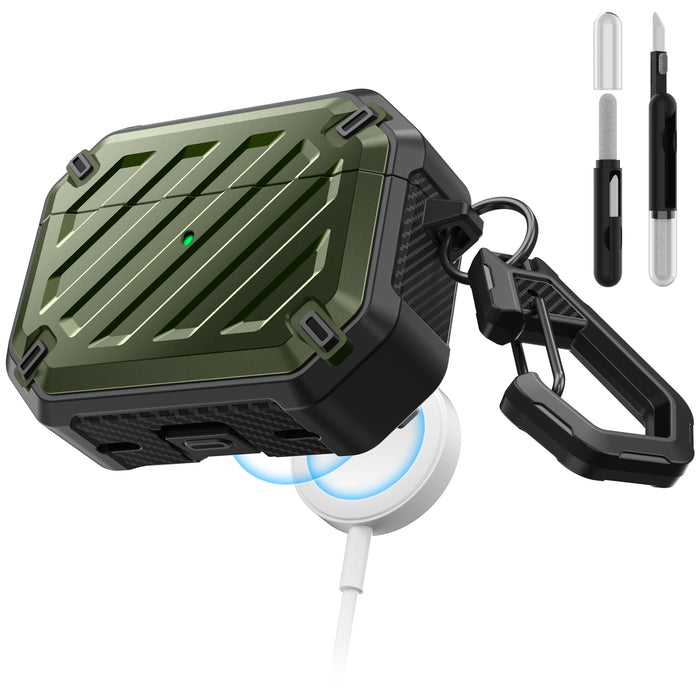 Unicorn Beetle MagSafe Case for AirPods Pro 1st/2nd Gen –Dark Green