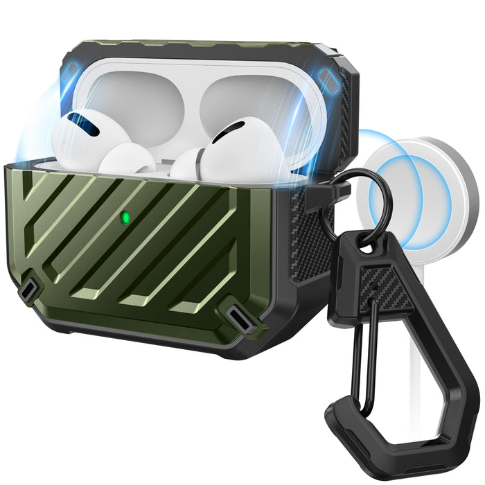 Unicorn Beetle MagSafe Case for AirPods Pro 1st/2nd Gen –Dark Green