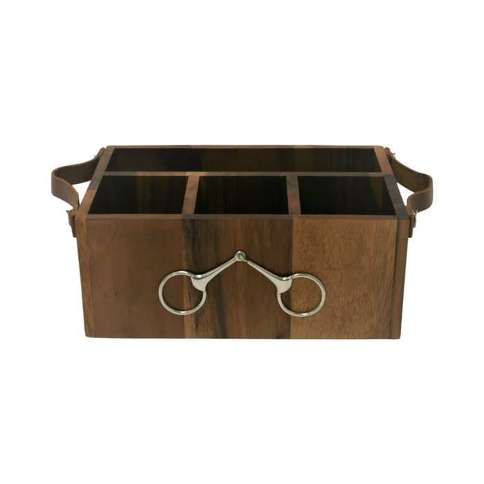 Vagabond House Horse Bit Flatware Caddy