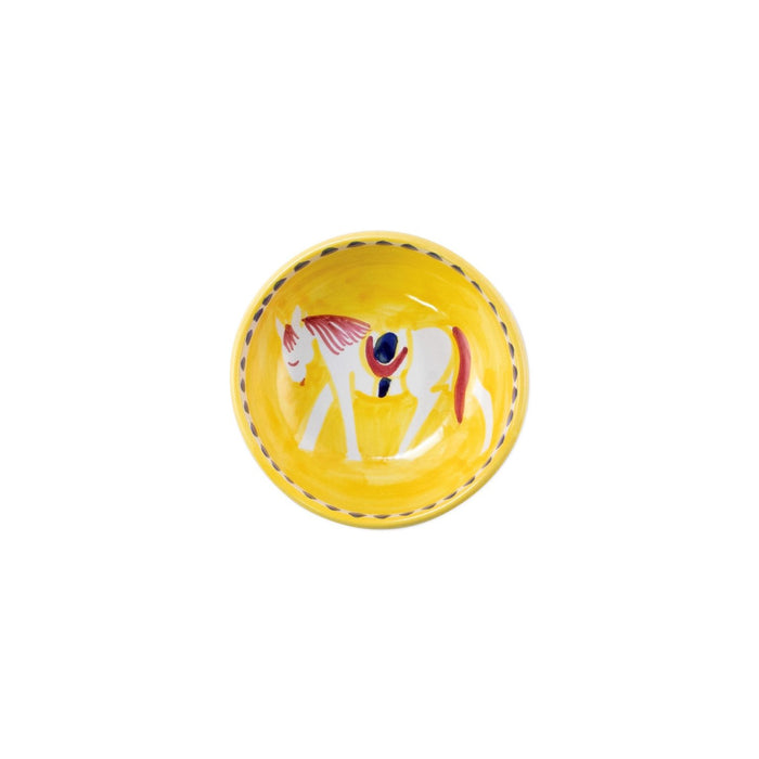 Vietri Campagna Cavallo Olive Oil Bowl