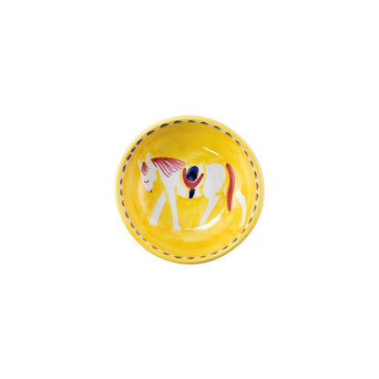 Vietri Campagna Cavallo Olive Oil Bowl