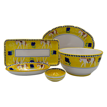 Vietri Campagna Cavallo Small Oval Tray