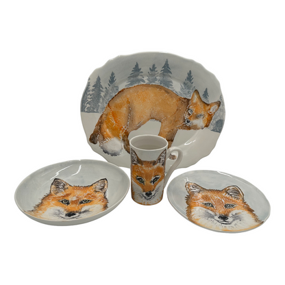 Vietri Fox Into The Woods Mug
