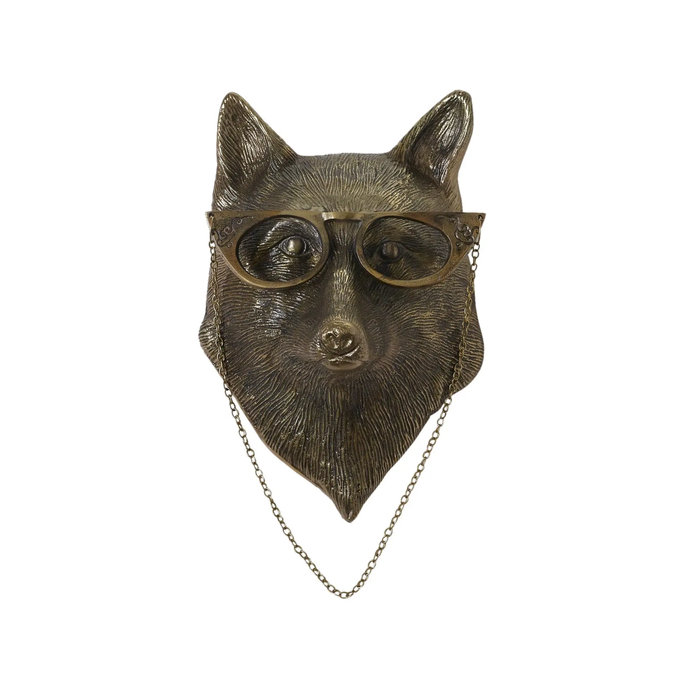 Wall Art Fox with Glasses