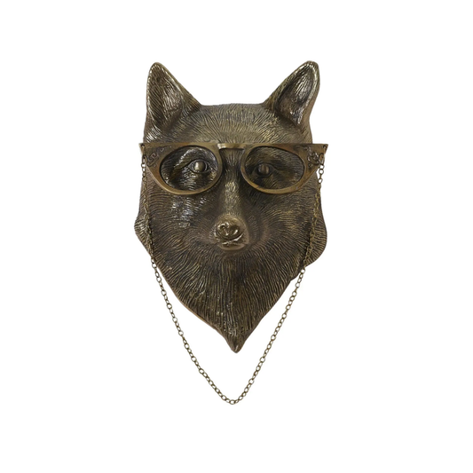 Wall Art Fox with Glasses
