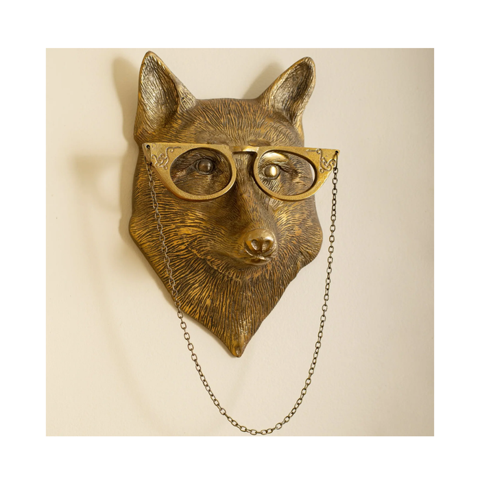 Wall Art Fox with Glasses
