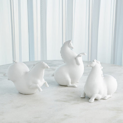 Whimsical Ceramic Horses